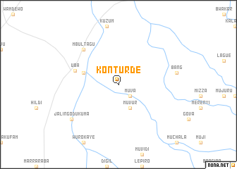 map of Konturde