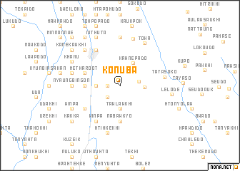 map of Konuba