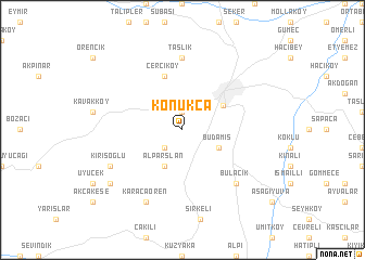 map of Konukça