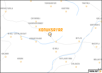 map of Konuksayar
