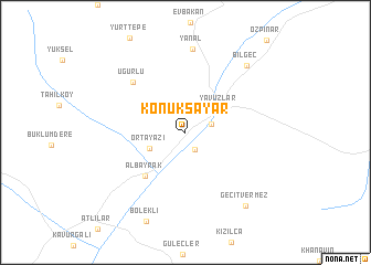 map of Konuksayar