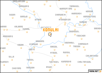 map of Konŭlmi