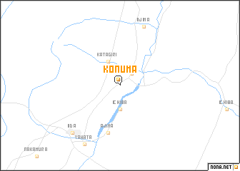 map of Konuma