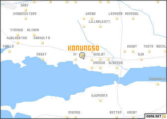 map of Konungsö