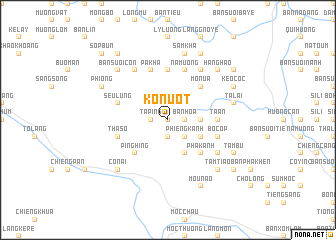 map of Kon Uot