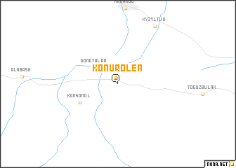 map of Konur-Olën