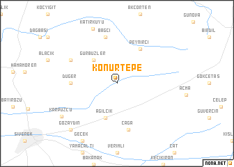 map of Konurtepe