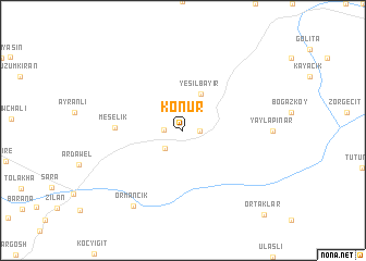 map of Konur