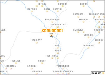 map of Kon Voc Nôi