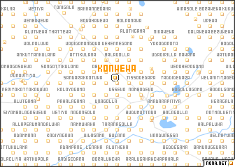 map of Konwewa