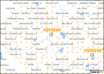 map of Konwewa