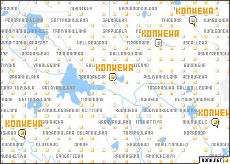 map of Konwewa