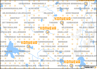 map of Konwewa