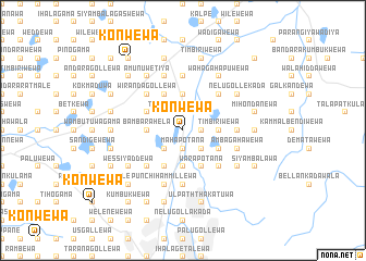 map of Konwewa