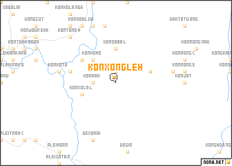 map of Kon Xong Leh