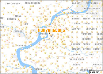 map of Konyang-dong