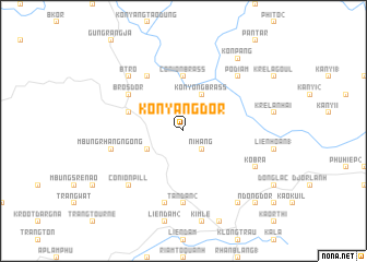 map of Konyang Dor