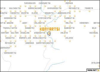 map of Konyartsi