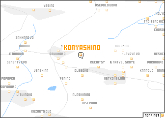 map of Konyashino