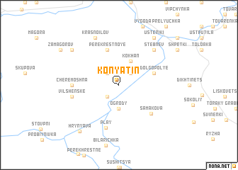 map of Konyatin