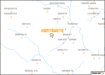 map of Konyawe Tē