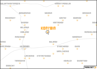 map of Konybin