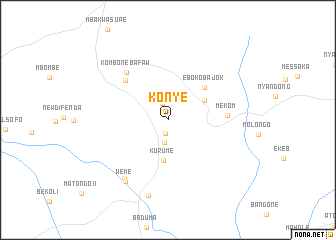 map of Konye