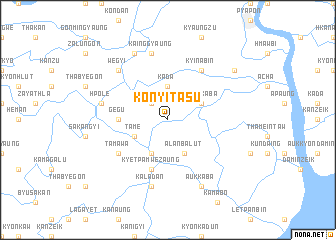 map of Kônyit-asu