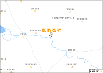 map of Konyrsay