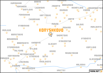 map of Konyshkovo