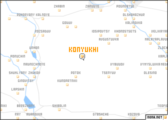 map of Konyukhi