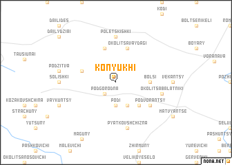 map of Konyukhi