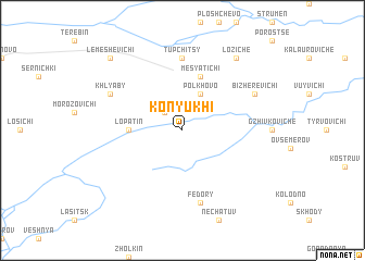 map of Konyukhi