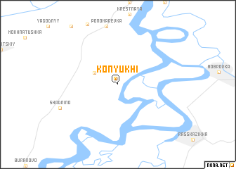 map of Konyukhi