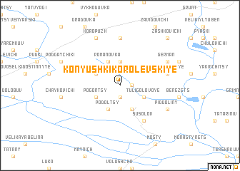 map of Konyushki-Korolevskiye