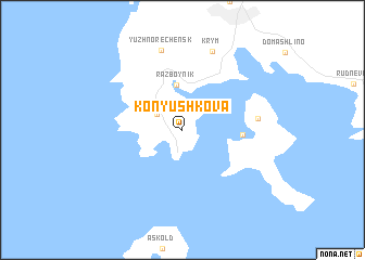 map of Konyushkova
