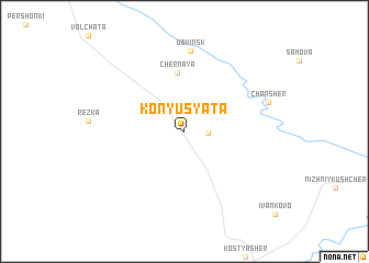 map of Konyusyata