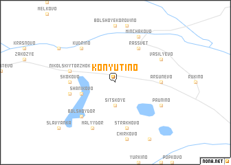 map of Konyutino