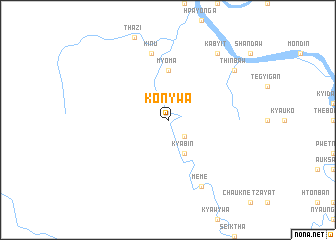 map of Konywa