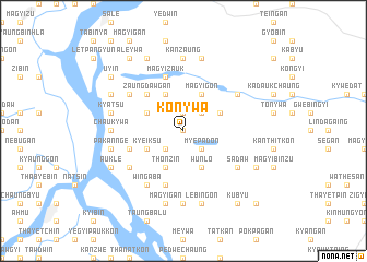 map of Konywa