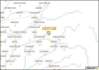 map of Konywa
