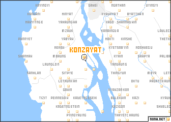 map of Konzayat