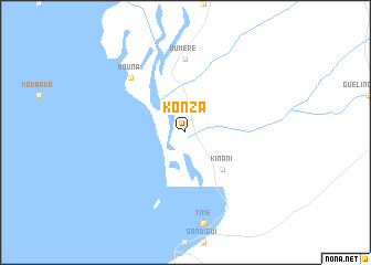 map of Konza