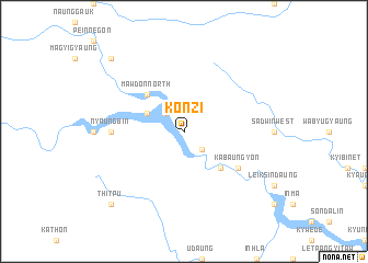 map of Konzi