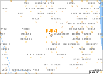 map of Konzi