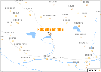 map of Koobassaare