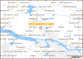 map of Koog aan de Zaan