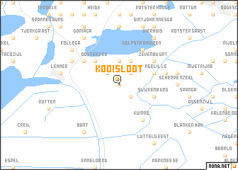 map of Kooisloot