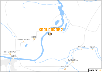 map of Kool Corner