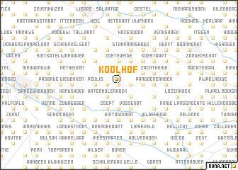 map of Koolhof